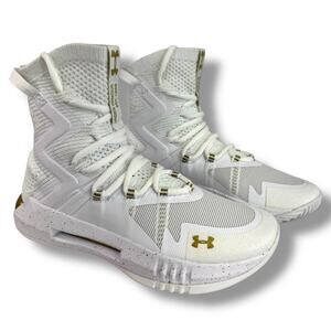 Under Armour Highlight Ace 2.0 Womens White Mesh Athletic Volleyball Shoes Sz 7